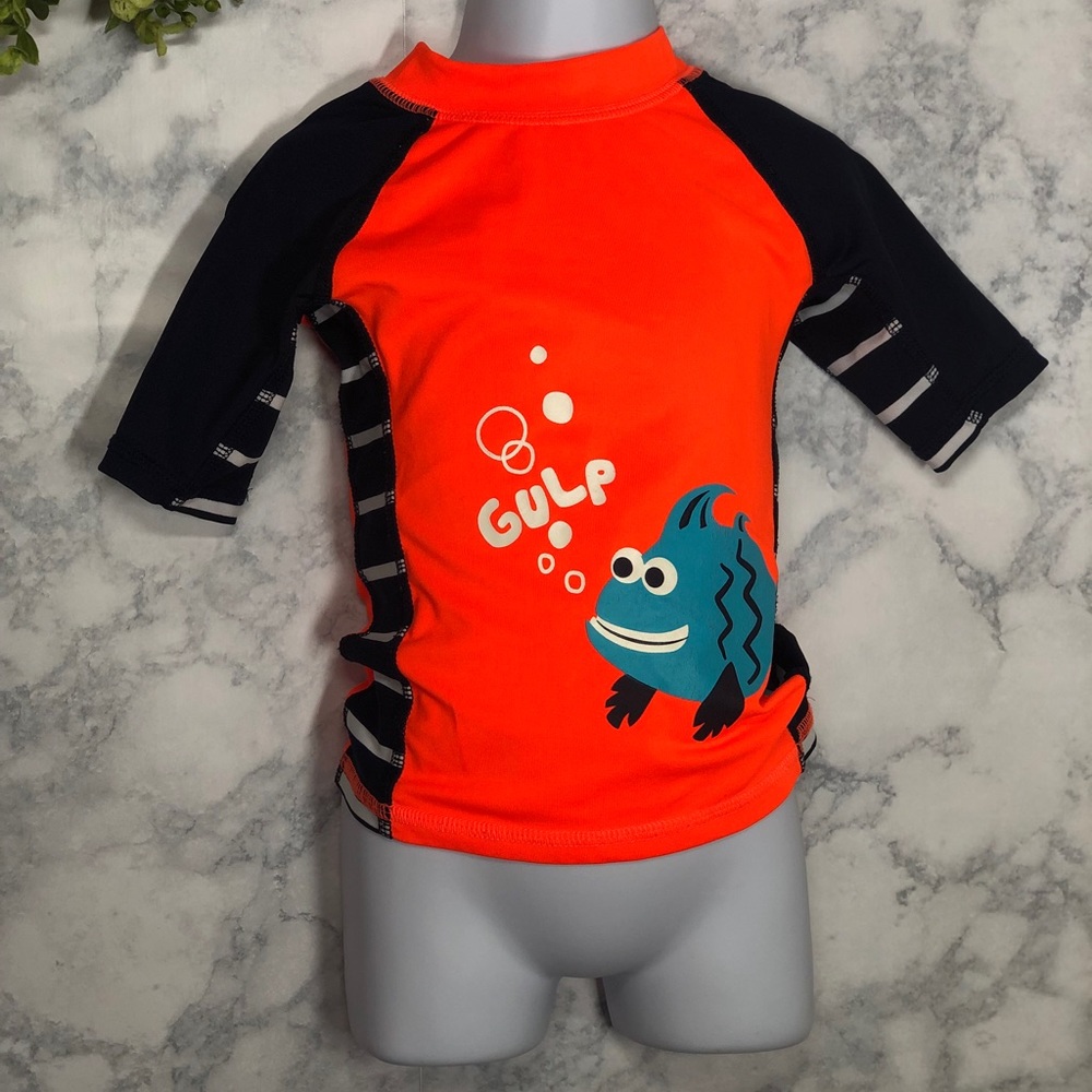Toddler boy swimming shirt